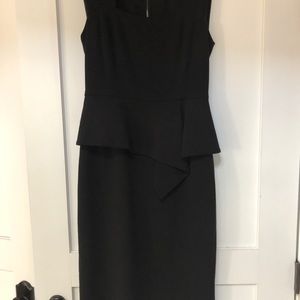 Bcbg Maxazria Black Midi Dress